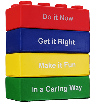 Set of 4 Colour Soft Blocks