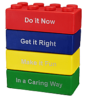 Set of 4 Colour Soft Blocks