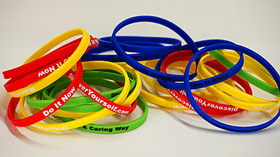Discover Yourself Wrist Bands (Set of 4 Colors)